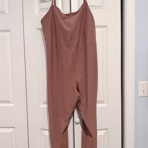 Old Navy Women’s Mauve Jumpsuit with Spaghetti Straps